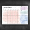 magnetický plánovač kalendář měsíční